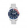 Montre Homme LORENZ SPORT 26116DD Bracelet Acier Bleu Rouge