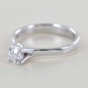 GIA-zertifizierter Diamant-Solitärring ct. 0,40 F Farbe 00234