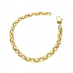 18 kt gold rolo bracelet BR2721G