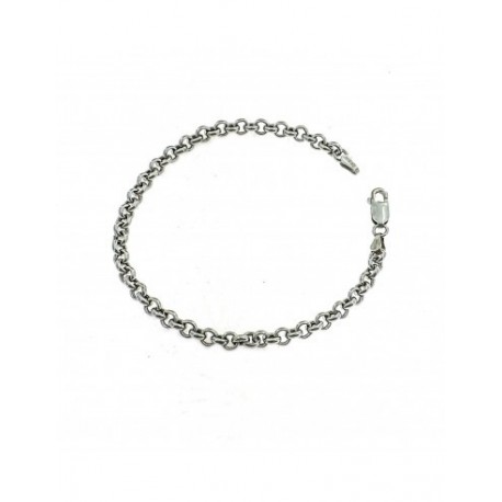 Bracciale rolo' oro bianco 18 kt BR2725B