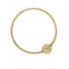 Bracciale oro con sfera satinata BR3121BG