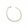 Bracciale catena vuoto con maglia satinata BR726G