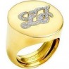 Liu Jo women's ring with engraved logo LJ895