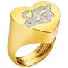 Liu Jo women's ring with engraved logo LJ892