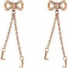 Boucles d'oreilles pendantes femme Liu Jo avec nœud LJ1292