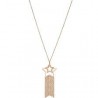 Liu Jo long necklace with stars and fringes LJ1215