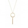 Collier rond femme Liu Jo avec franges LJ1161