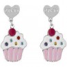 Boucles d'oreilles pendantes Liu Jo avec cupcake BLJ364