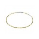 BR896G yellow gold tubular men's bracelet