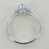 Aquamarine Drop and Diamonds ring medium Kinari model 00319