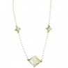 Gold Rolo Kette Halskette der Frau C1832BG