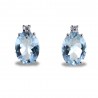 Aquamarine and diamond earrings Aisha large model 00370