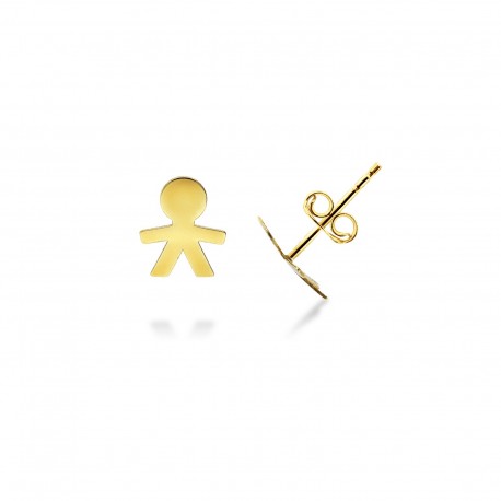 boucles d'oreilles bébé en or jaune O2061G