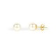 boucles d'oreilles perles en or jaune O2072G