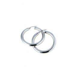 cercles lisses barillet rond barillet or blanc O2225B