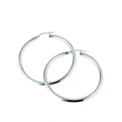 cercles lisses barillet rond barillet or blanc O2222B