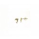 dolphin earrings in yellow gold O2272G