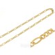 hollow link chain in yellow gold C1713G