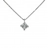 Collier avec grand pendentif point lumineux Diamant demi carat 00422