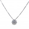 Collier Rosette Diamant Moyen 00427