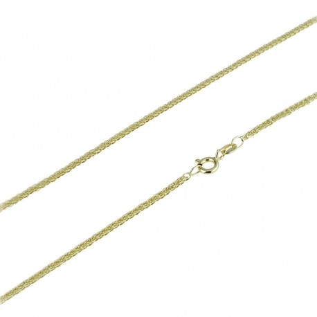 Unisex Fuchsschwanz in Gelbgold C1910G