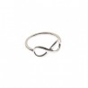 polierter Infinity Ring aus 18 kt Weißgold A2395B