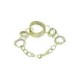 BR948G yellow gold women's chain bracelet