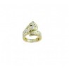 anello donna martellato in oro A2384BG