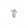 ring with cross in 18kt white gold A1988B
