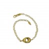 bracciale a catena con centrale a scalare B3184G