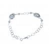 bracciale con centrali e sfere zirconate BR1010B