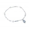 bracciale con pendente a goccia e perle BR1011B