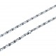 Men's chain with oval plate links and round slotted links C3049B