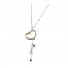 Chain with heart pendant G2855BR