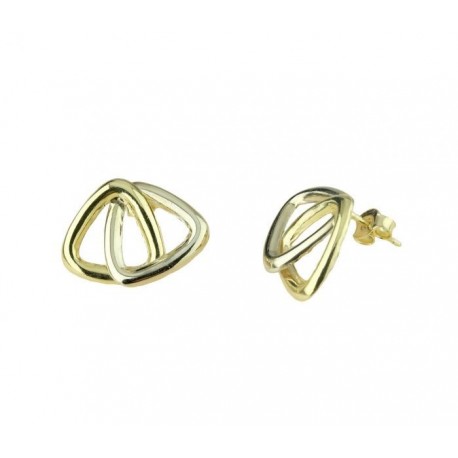 Double triangle earrings 02015GB