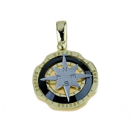 Pendentif rose des vents C1467G