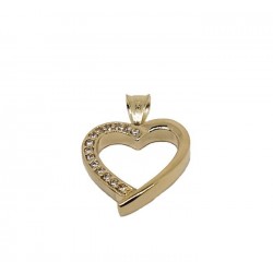 Pendentif coeur stylisé P3353G