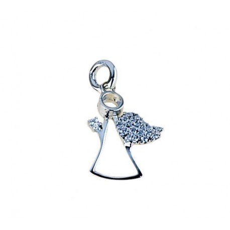 Pendentif ange avec zircone cubique C1405B