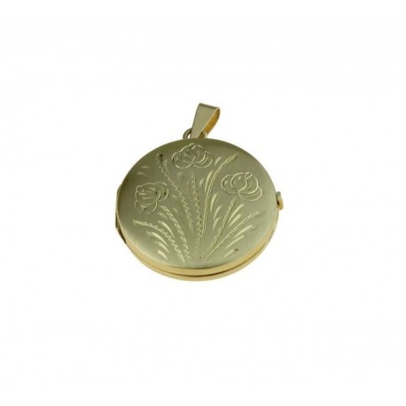 Pendentif cadre photo rond P2602G