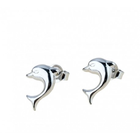 Boucles d'oreilles dauphin O2287B