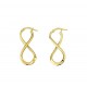 Boucles d'oreilles infini O3190G