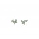 Earrings butterflies pavè with cubic zirconia O2128B