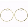 Smooth round barrel earrings O3247G