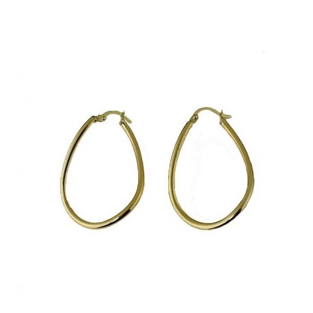 smooth round barrel drop earrings cane O3248G