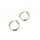 Hoop earrings with Greek O2647G