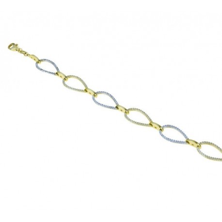 Bracciale con pavè di zirconi BR1033BC