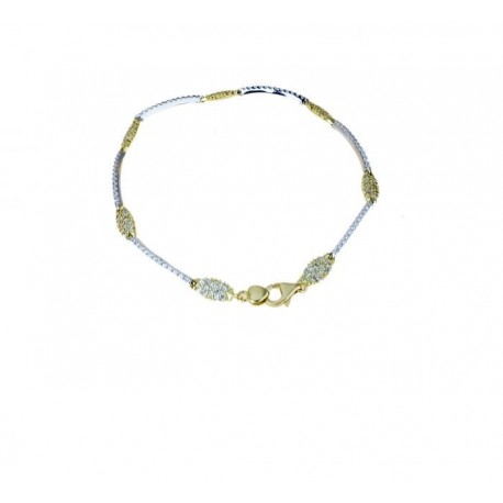 Bracelet with cubic zirconia pave BR1030BC