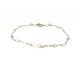 Bracciale con centrale a goccia e sfere zirconate BR1019G