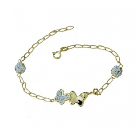 Bracelet with butterflies BR3021G