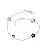 Armband mit gewellten Plattensternen BR2957B